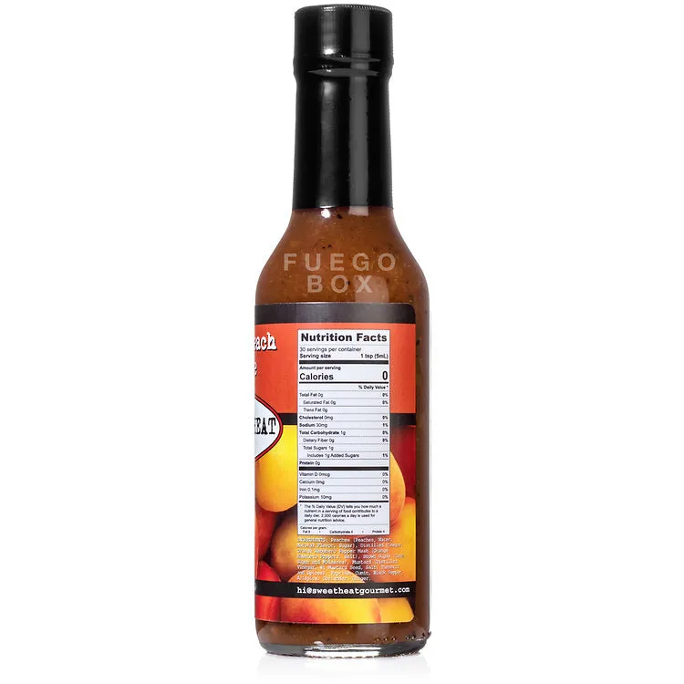 Sweet Heat Gourmet Peach Habanero Hot Sauce