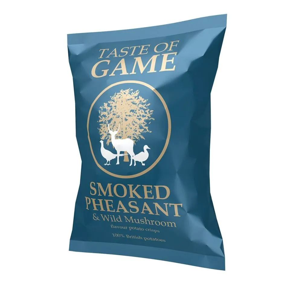 Taste of Game 150g Pheasant & Wild Mushroom Potato Crisps