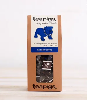 Teapigs Earl Grey Strong Tea - 15 Tea Temples - Grey with Attitude