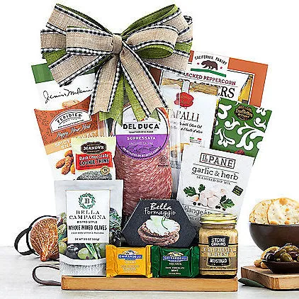 Traditional Cheese Delights: Gourmet Gift Basket