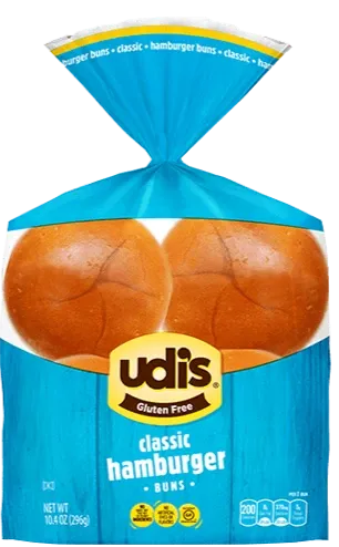 Udi's Gluten Free Classic Hamburger Buns 10.4oz *TPR*