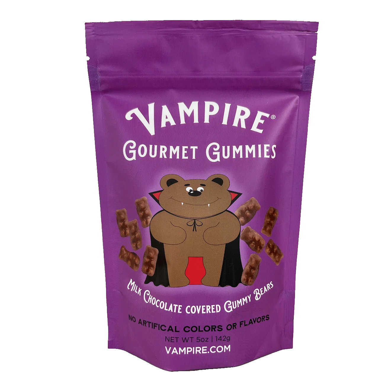 VAMPIRE® GOURMET CHOCOLATE COVERED GUMMY BEARS - 5 oz.