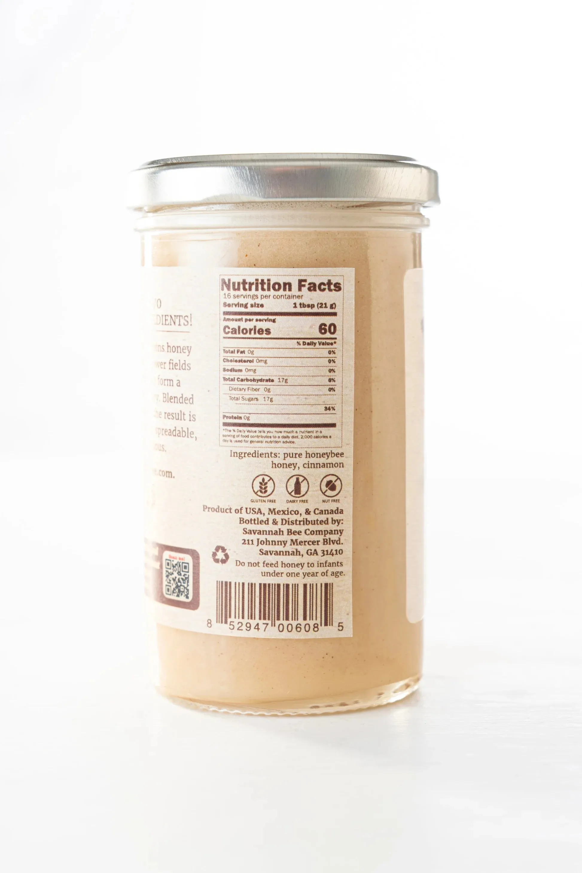 Whipped Honey with Cinnamon - 12oz