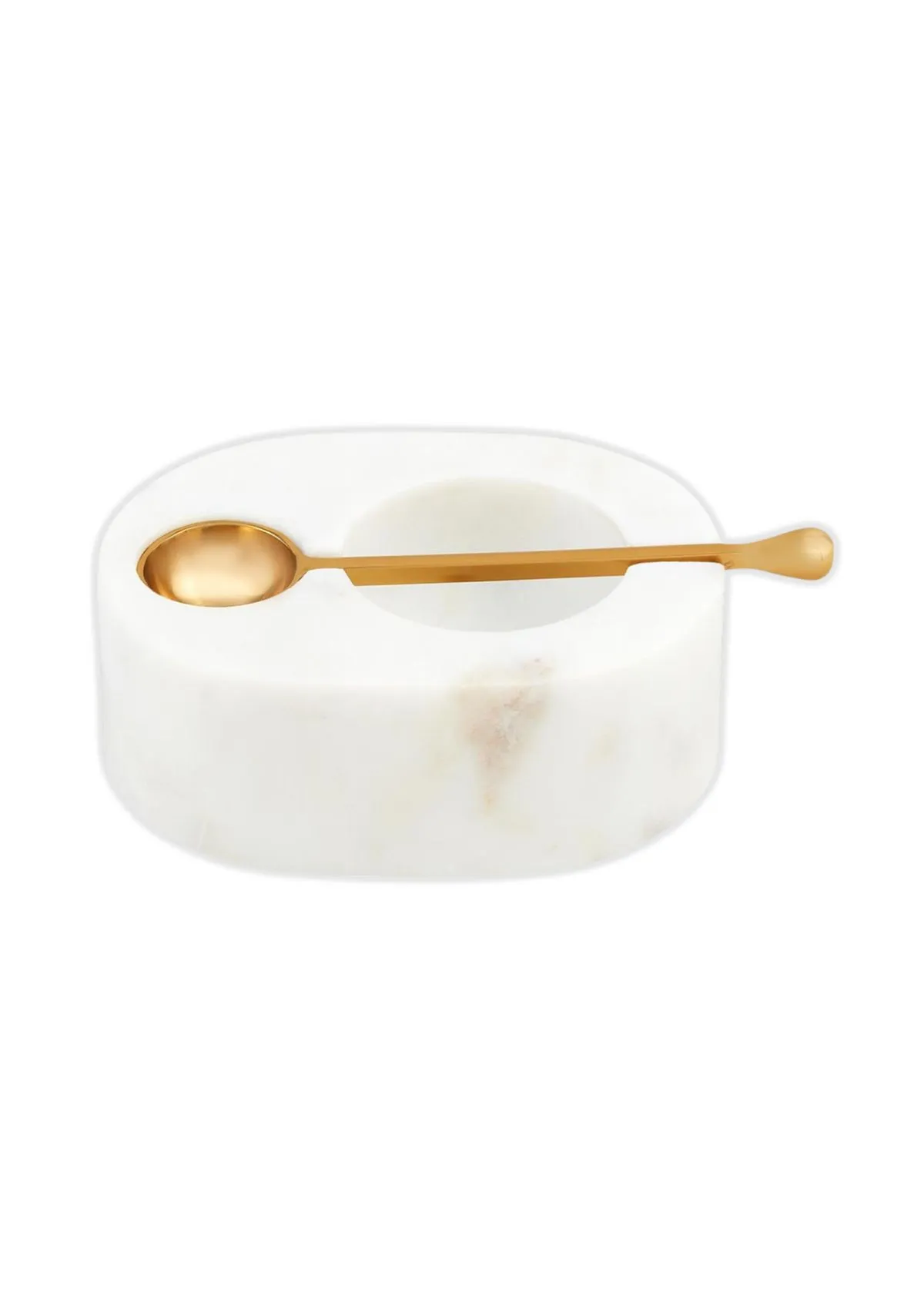 White Marble Salt Cellar