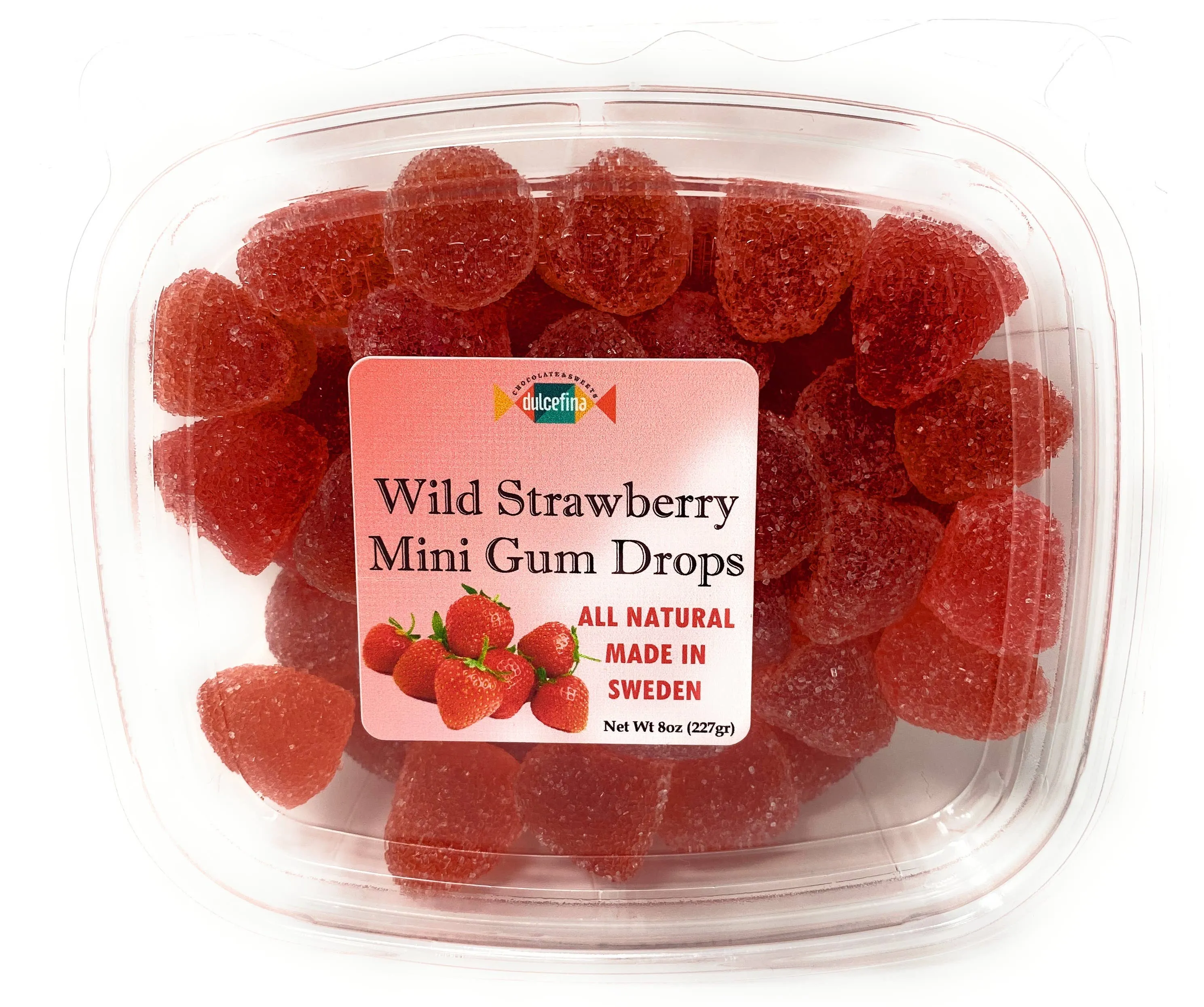 Wild Strawberry Mini Gumdrops 7oz Tub