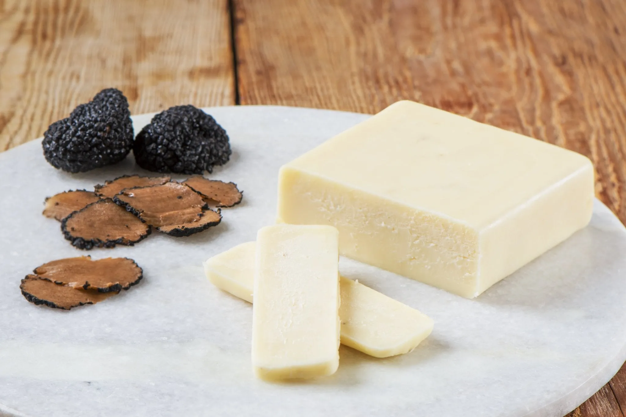 Wood River Creamery ~ Black Truffle Cheddar Gruyere