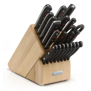 Wusthof Gourmet 23-piece Knife Block Set - Beechwood