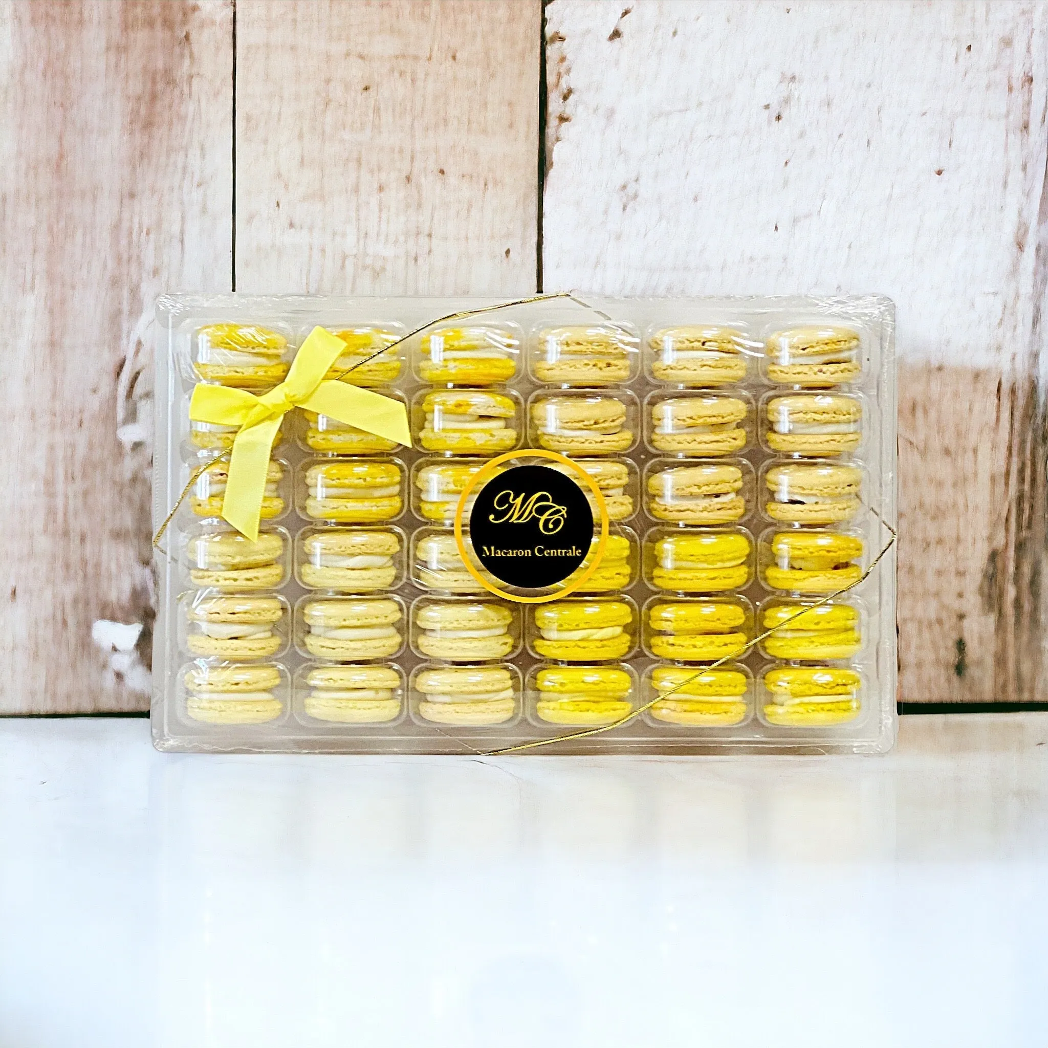 Yellow Vibe: A Flavorful Quartet of French Macarons in One Set | 36 Pack